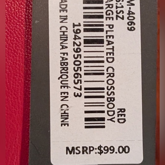 Red Crossbody Bag - Picture 7 of 7